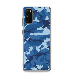 Blue Camouflage Samsung Case