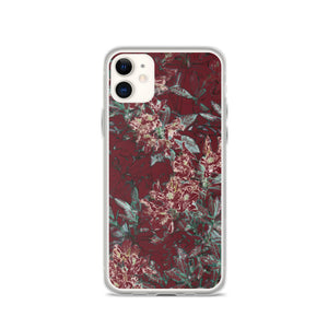 Crimson Floral iPhone Case