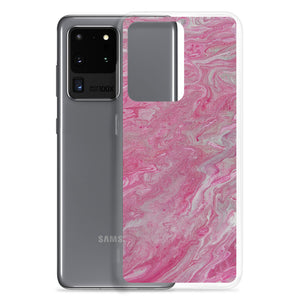 Pink Marble Samsung Case