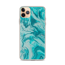 Load image into Gallery viewer, Turquoise Marble iPhone Case
