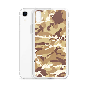 Brown Camouflage iPhone Case
