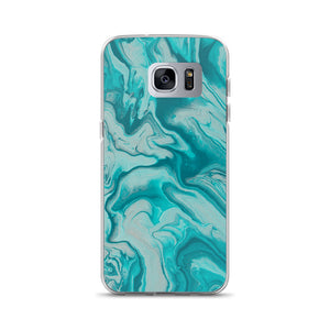 Turquoise Marble Samsung Case