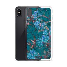 Load image into Gallery viewer, Turquoise Floral iPhone Case