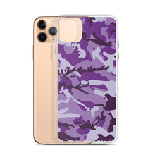 Load image into Gallery viewer, Purple Camouflage iPhone Case