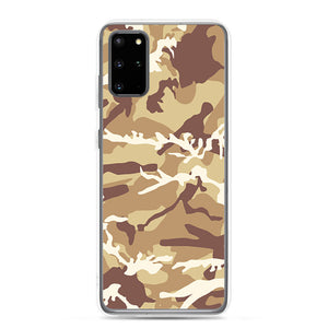 Brown Camouflage Samsung Case