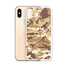 Load image into Gallery viewer, Brown Camouflage iPhone Case