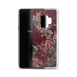 Crimson Floral Samsung Case