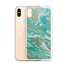 Load image into Gallery viewer, Tiffany &amp; Gold Marble iPhone Case