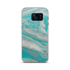 Tiffany & Silver Marble Samsung Case