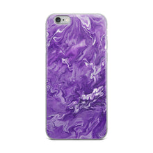 Load image into Gallery viewer, Purple Marble iPhone Case