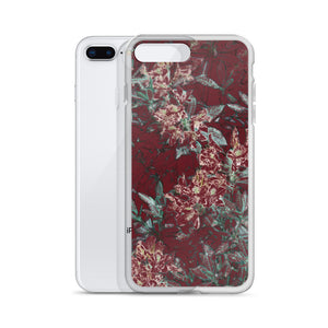 Crimson Floral iPhone Case