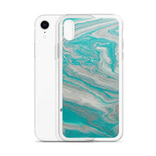 Load image into Gallery viewer, Tiffany &amp; Silver Marble iPhone Case