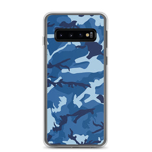 Blue Camouflage Samsung Case