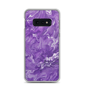 Purple Marble Samsung Case