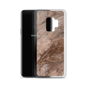Brown Marble Samsung Case