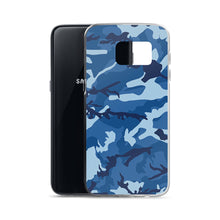Load image into Gallery viewer, Blue Camouflage Samsung Case