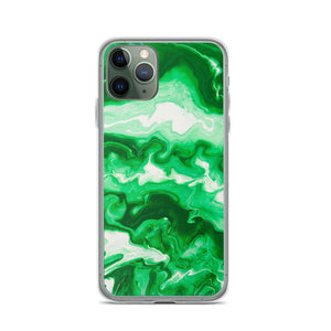 Green Marble iPhone Case