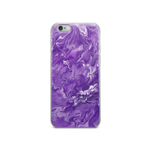 Load image into Gallery viewer, Purple Marble iPhone Case