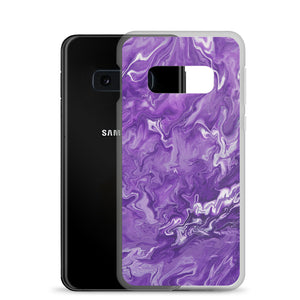 Purple Marble Samsung Case
