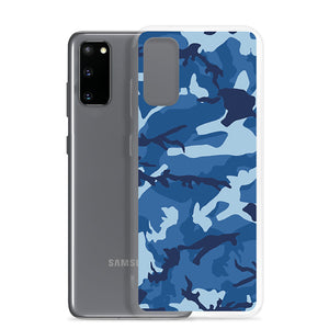 Blue Camouflage Samsung Case