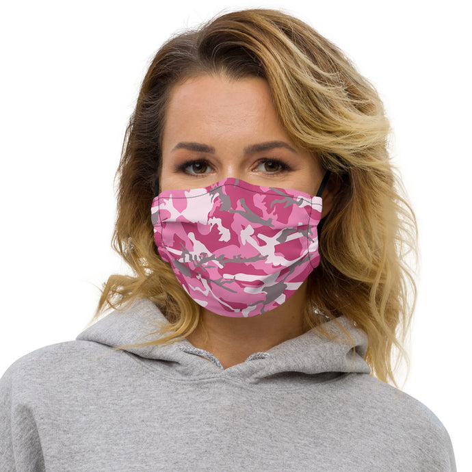 Pink Camouflage Face Mask