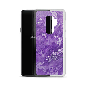Purple Marble Samsung Case