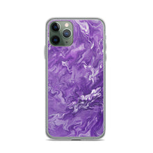 Load image into Gallery viewer, Purple Marble iPhone Case