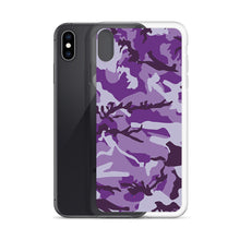 Load image into Gallery viewer, Purple Camouflage iPhone Case