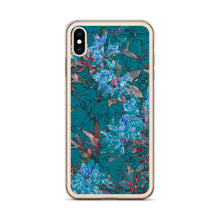 Load image into Gallery viewer, Turquoise Floral iPhone Case