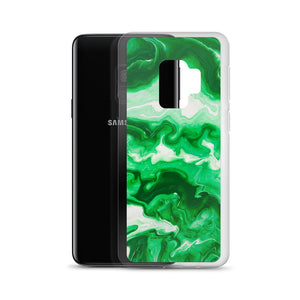 Green Marble Samsung Case