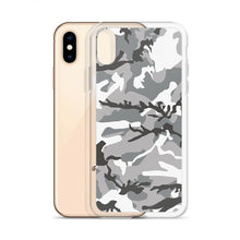 Load image into Gallery viewer, Grey Camouflage iPhone Case