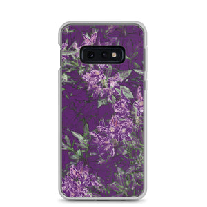 Purple Floral Samsung Case