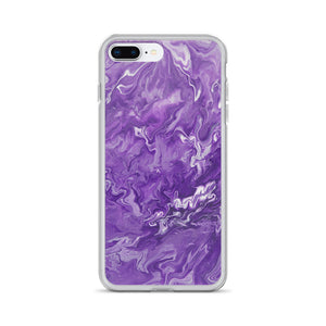 Purple Marble iPhone Case
