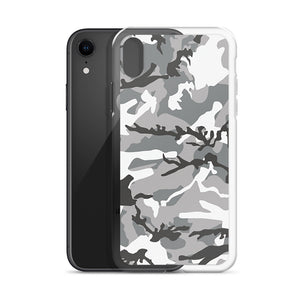Grey Camouflage iPhone Case