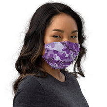 Load image into Gallery viewer, Purple Camouflage Face Mask