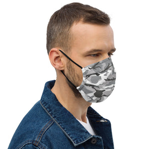 Grey Camouflage Face Mask