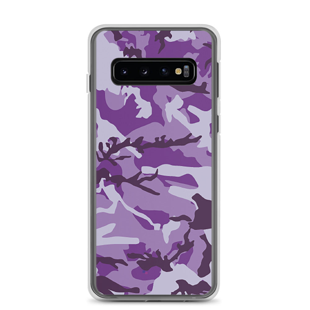 Purple Camouflage Samsung Case