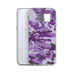 Purple Camouflage Samsung Case