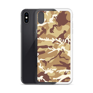 Brown Camouflage iPhone Case