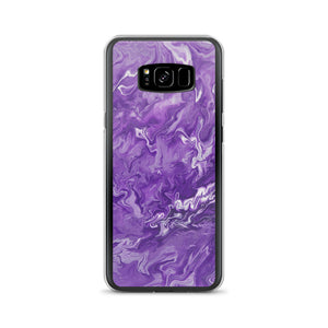 Purple Marble Samsung Case