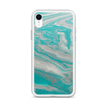 Load image into Gallery viewer, Tiffany &amp; Silver Marble iPhone Case