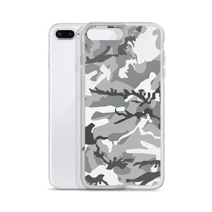 Grey Camouflage iPhone Case