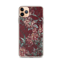 Load image into Gallery viewer, Crimson Floral iPhone Case