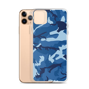 Blue Camouflage iPhone Case