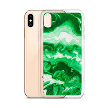 Load image into Gallery viewer, Green Marble iPhone Case