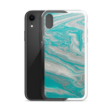 Load image into Gallery viewer, Tiffany &amp; Silver Marble iPhone Case
