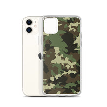 Load image into Gallery viewer, Green Camouflage iPhone Case