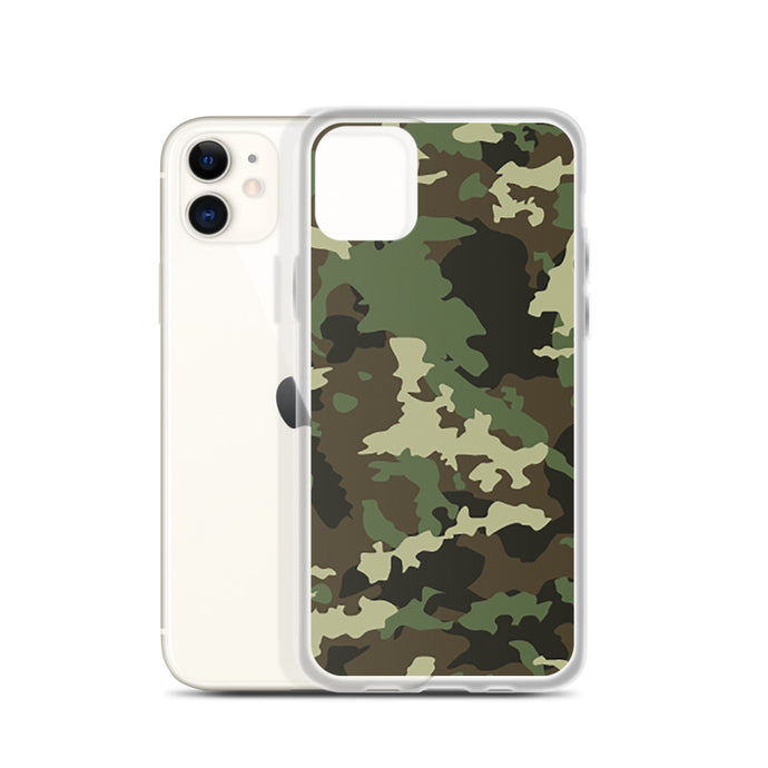 Green Camouflage iPhone Case