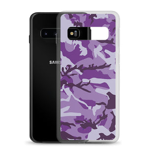 Purple Camouflage Samsung Case