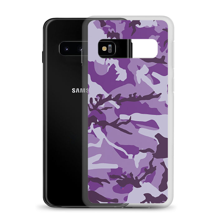 Purple Camouflage Samsung Case
